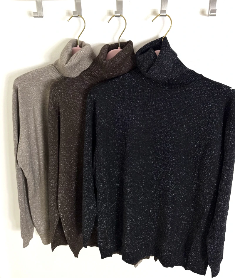Pullover-Rolli Lurex