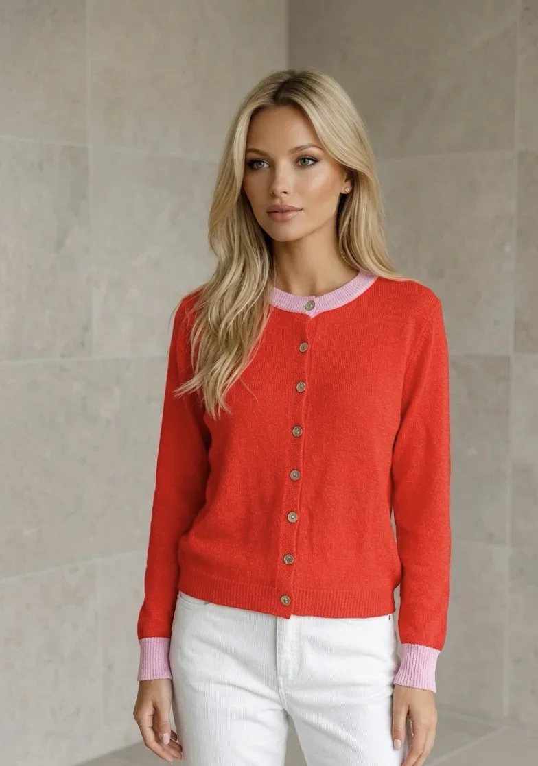 Cardigan-Betty Kontrast