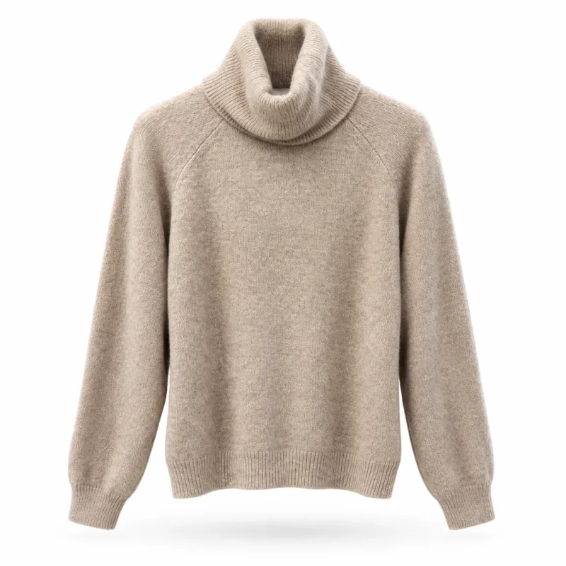 Pullover-Peru Rollkragen