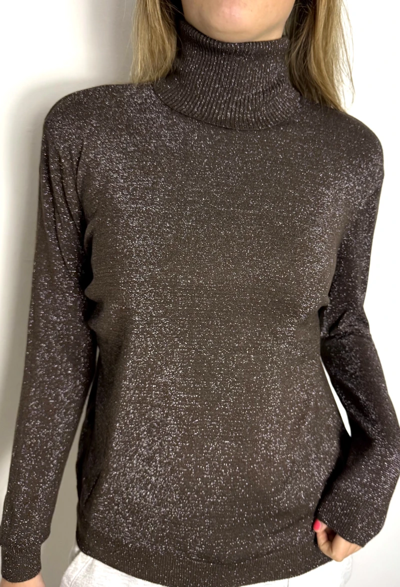 Pullover-Rolli Lurex