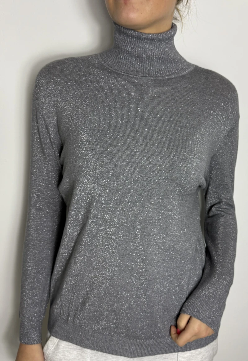 Pullover-Rolli Lurex