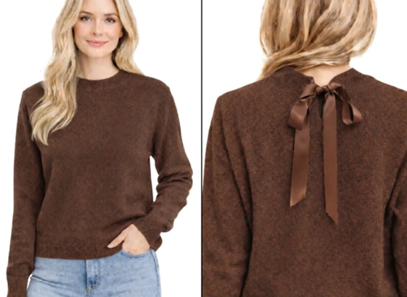 Pullover-Schleife-Peru langarm