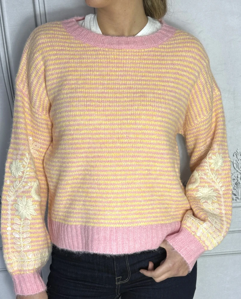 Pullover-Stickerei colour