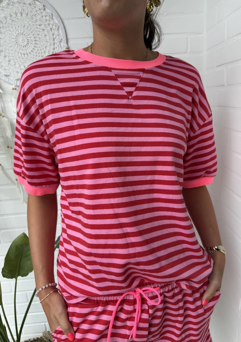 Shirt-Stripe neon