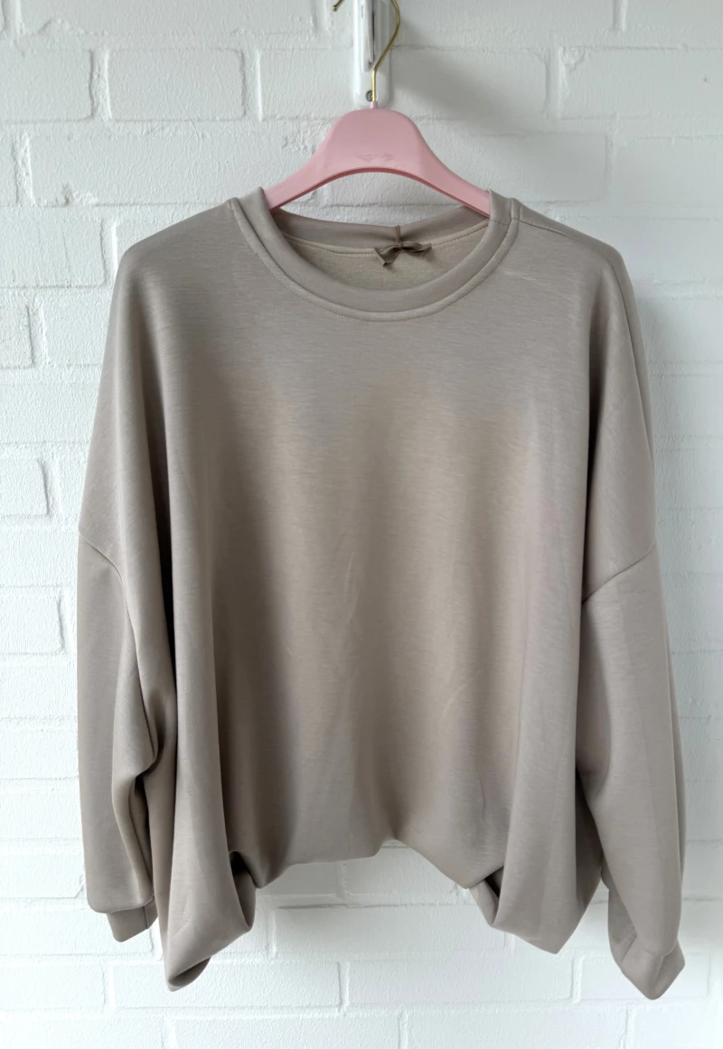 Sweatshirt-Raffung