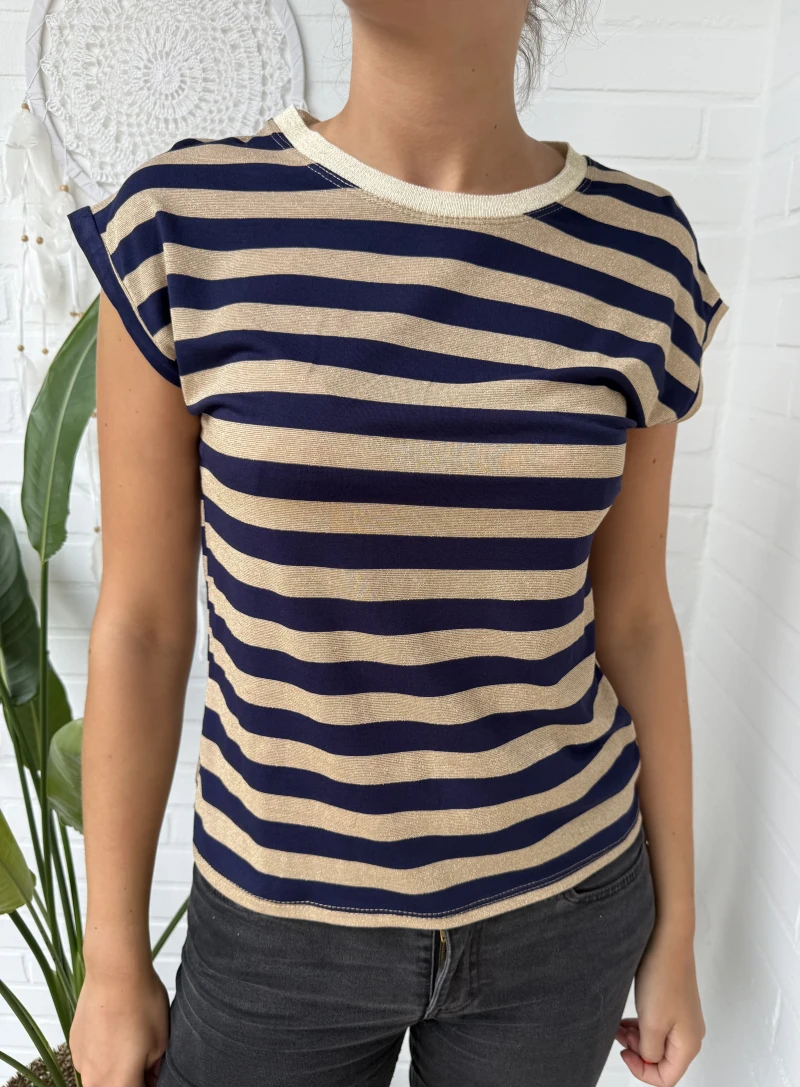 Shirt-Stripe Lurex
