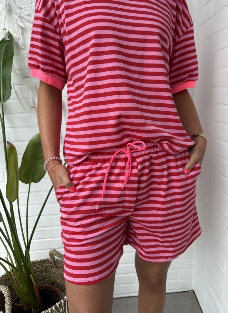 Shorts-Stripe neon