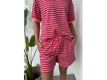 Shorts-Stripe neon