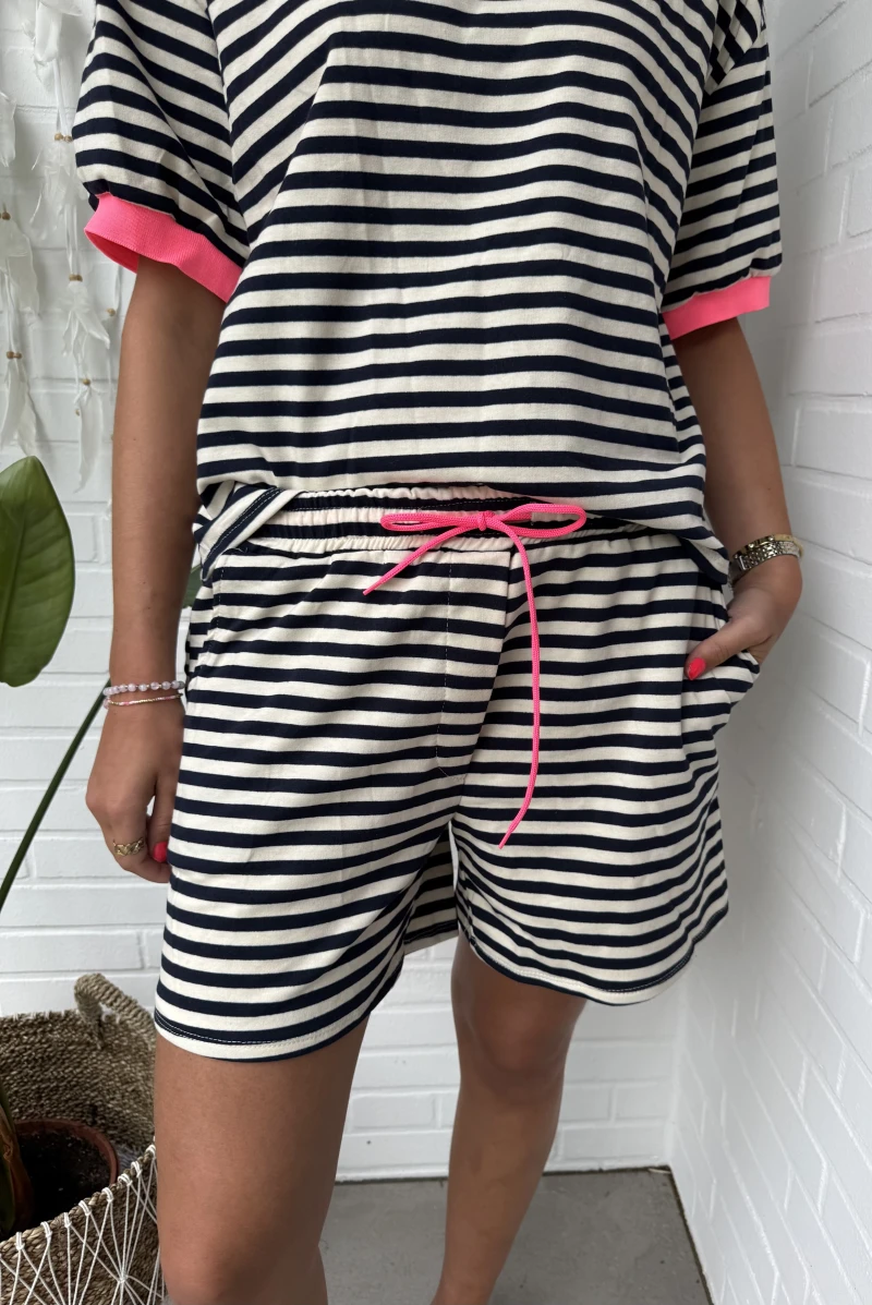 Shorts-Stripe neon