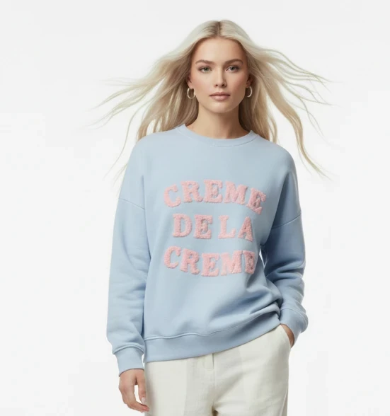 Sweatshirt-Creme