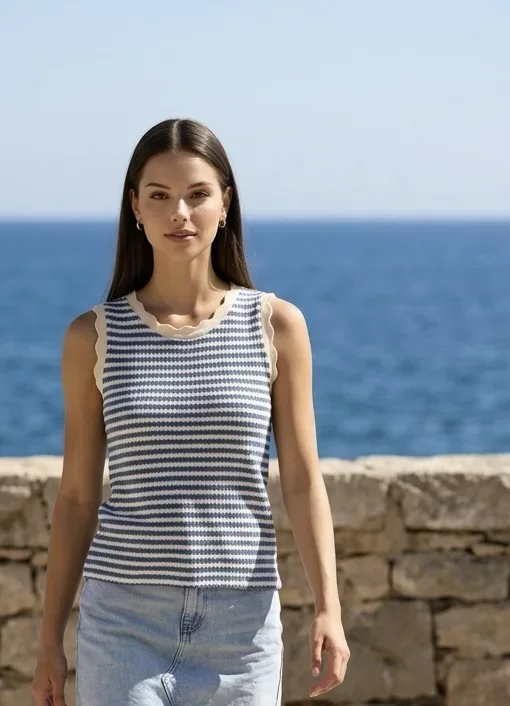 Top-Knit Stripe