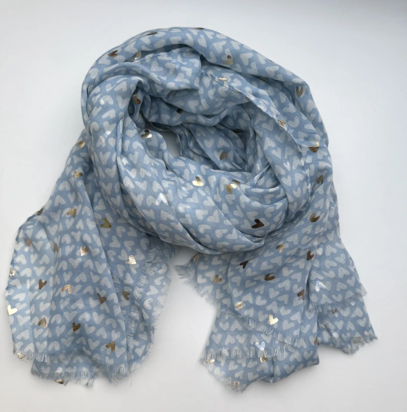 Schal-Herz Glitter Schal-Herz Glitter